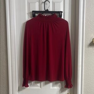 Elegant Red Women's Top